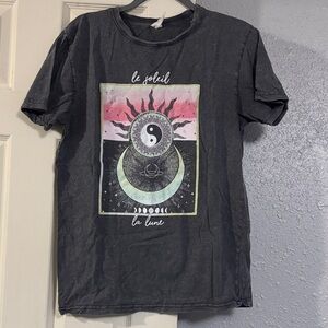 Streetwear Society Yin Yang Graphic Tee - Black and Pink